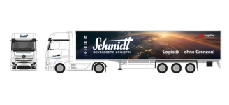 Herpa 959704 - H0 - Mercedes-Benz Koffer-Sattelzug Schmidt Gavelsberg